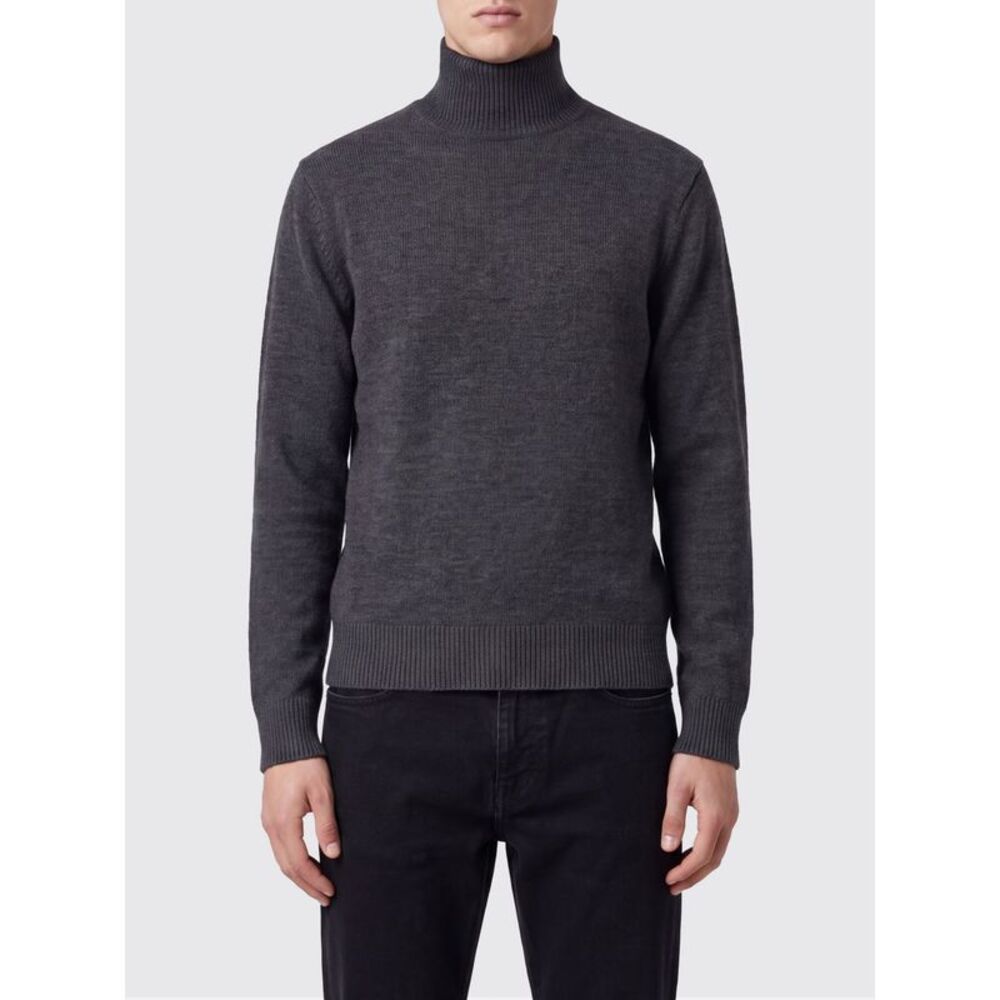 Slim Fit Virgin Wool Turtleneck Jumper Paolo Pecora With Long Sleeves
